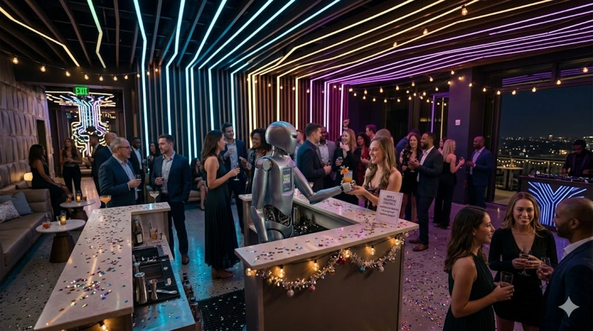 robotiX robot at corporate event
